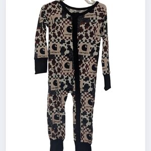 Carhartt Kids One Piece - Black and Brown Pattern